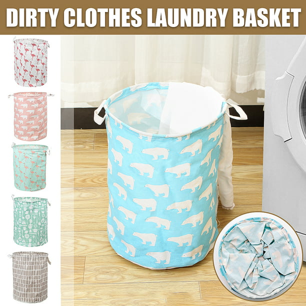 Details about   Collapsible Laundry Bag Hamper Storage Clothes Washing Bin Basket Organizers New